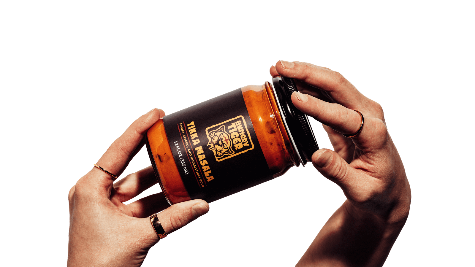 Hungry Tiger Jar photo with Hands, avif